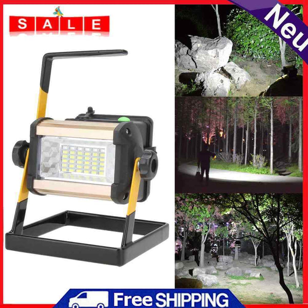 Waterproof Rechargeable Work Lights 50W 36LED Portable LED Flood S