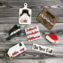 Christmas Sign Wood Table Decoration Farmhouse Tiered Tray Decor Ornament~