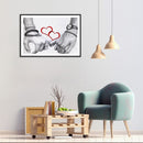 5D DIY Full Drill Diamond Painting Love Heart Cross Stitch Embroidery Ornaments