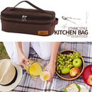 Waterproof Outdoor Camping Picnic Cutlery Case for Chopsticks Spoon Tableware