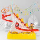 Duck Chasing Race Track Game Set - Playful Roller Coaster Playset for Toddlers
