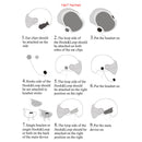 Helmet Headset Wireless Motorcycle Helmet Headphones Stereo Earphone with Lights