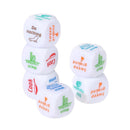 6-Sides Gift 20mm Lover Dice Board Game Accessories Dices Housework Distribute