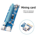 USB 3.0 PCIe Riser PCI-e PCI Express 1X to 16X Adapter Card for BTC Mining
