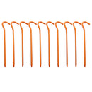 Ground Nail Aluminium Alloy Tent Accessories with Hooks for Camping Hiking Beach