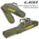 Military Hiking Fishing Fishing Gear Bag Rucksack Backpack Cylindrical Case Bag