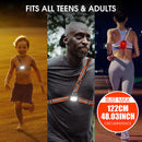 WEST BIKING Bicycle Light USB Charging Night Warning Chest Light 3 Gear Portable