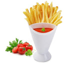 Assorted French Fry Cone Dipping Cup Sauce Storage Dish Plates Snack Bowl Chips