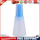 Silicone Oil Bottle with BBQ Grill Oil Brush Baking Kitchen Tools (Blue)