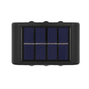 2x Solar Wall Lamp Outdoor Balcony Fence Path Garden Decor (White 6LED) Newly