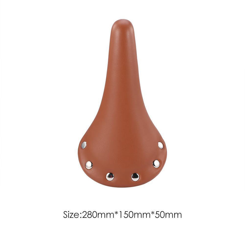 Bicycle Saddle Leather Soft Bike Seat Cover Mat MTB Bike Cushion (Brown) Newly