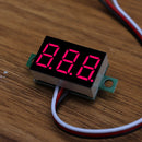 0.36 inch LED Digital Voltmeter Motorcycle Car 2 Wire Voltage Meter (Red) Newly