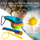 Plastic Measuring Cups and Spoons Set Baking Utensils Cooking Measuring Tools