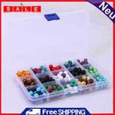 RongSheng 410 Colorful Chakra Beads, Lavaste Stone with Jewelry Box, DIY