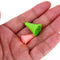 10pcs Rubber Cone Shape Knitting Needles Cap Point Protectors in 2 Sizes Newly