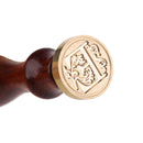 Sealing Wax Classic Initial Wax Seal Stamp Alphabet Letter E Retro Wood Newly