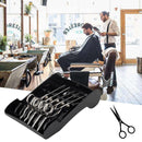 Salon Shears Rack Case Hair Scissor Holder Organizer Storage Tray (Black) Newly