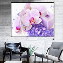 Flower 5D Round Diamond Painting DIY Needlework Cross Stitch Set Decor Gift