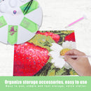 Dot Drill Tray DIY Diamond Painting Tool Plastic Storage Box Holder (White)