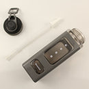 700ml Water Bottle for Sports Straw Cup Leakproof Drinking Bottles (Grey)