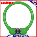 Bicycle Security Lock Anti-theft 4 Digit Password for MTB Road Bike Cable Locks