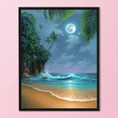 Cross Stitch Kits Full Embroidery Set 11CT Stamped Beach Needlework DIY Craft
