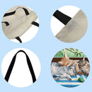 Women's Printed Casual Cat and Mouse Shopping Bag Large Ka