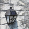 Retro Hex Solar LED Lawn Lamp Waterproof Dynamic Flames Courtyard Garden Light