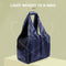 Travel Shoulder Bag Waterproof Small Cat Dog Carrier Handbag (Navy Blue)