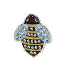 Golf Ball Marker Iron+ABS Golf Marker Ball Position Accessories (Yellow) Newly