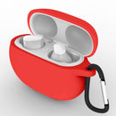 Silicone Earbuds Protective Case Bag w/ Hook for Beats Studio Buds (Red) Newly