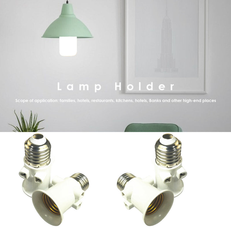 AC100-240V Lamp Base Converter Screw Mouth Home Lamp Holder Pbt for Home Be