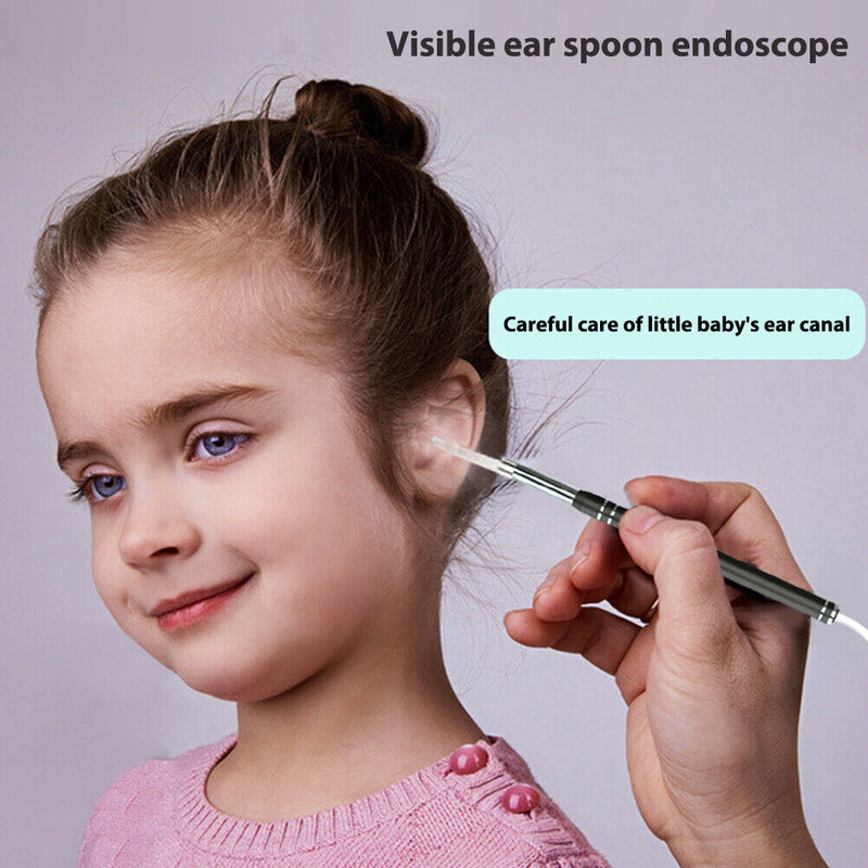 Ear Cleaner Tool HD Visual Earwax Spoon Earpick Mini Camera Cleaning Endosc