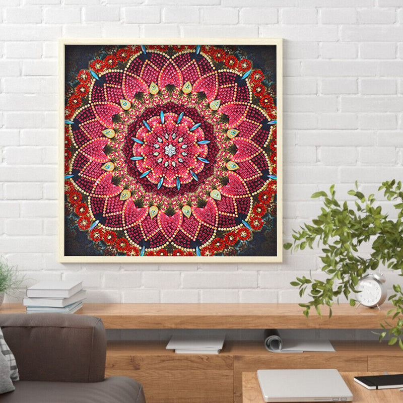 DIY Diamond Painting Kit Part Special Shape Rhinestone Mosaic Mandala Drawing