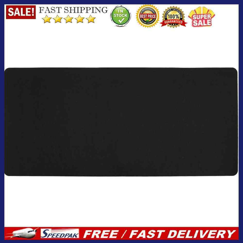 Office Computer Desk Modern Table Mouse Pad Wool Felt Laptop Mat(Black)