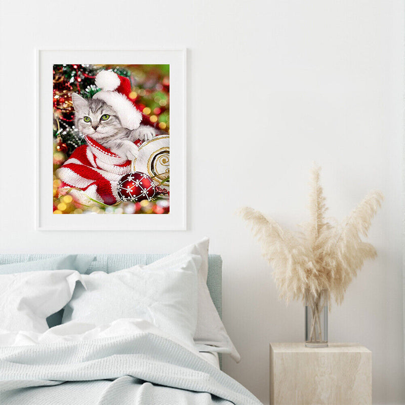 #A 5D DIY Diamond Mosaic Full Square Shape Drawing Embroidery Christmas Series