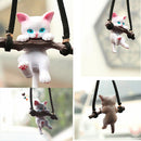 Gift for Women men Car Pendant Creative Cute Branch Cat Hanging Decoration