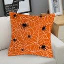 Halloween Pillow Covers Trick or Treat Bat Pumpkin Decorative Square Pillowcase