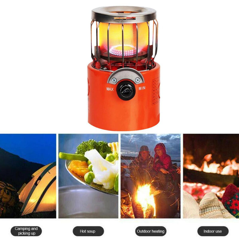 2000W Portable Mini Gas Heater Camping Stove Heating Cooker For Cooking~