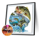 5D DIY Full Drill Diamond Painting Fish Cross Stitch Embroidery Mosaic Kit Newly