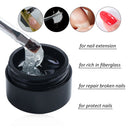 Manicure Repair Broken Nails Poly Builder Fiber Extension Nail Extension Gel
