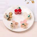 Clip Fruit Cherry Small Grabbing Clip Cute Little Cherry Clip Side Clip