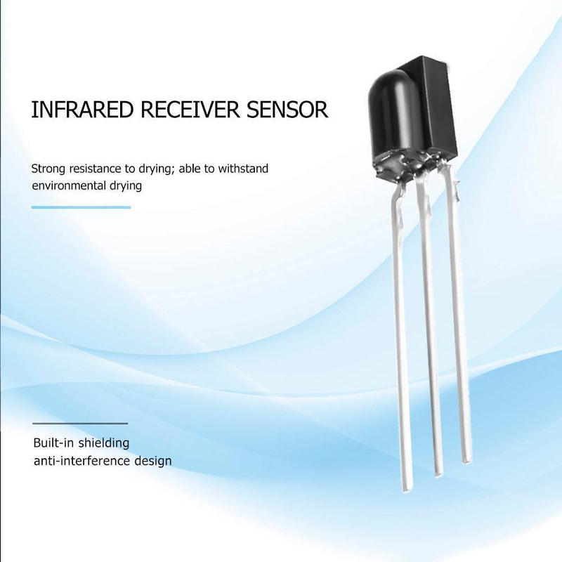 YouN CH1738 012 Infrared Receiver Module, 38 kHz, 10 pcs