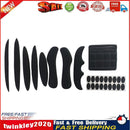 27pcs Cycling Helmet Inner Pads Kit Sealed Sponge for Motorcycle (Black) Newly