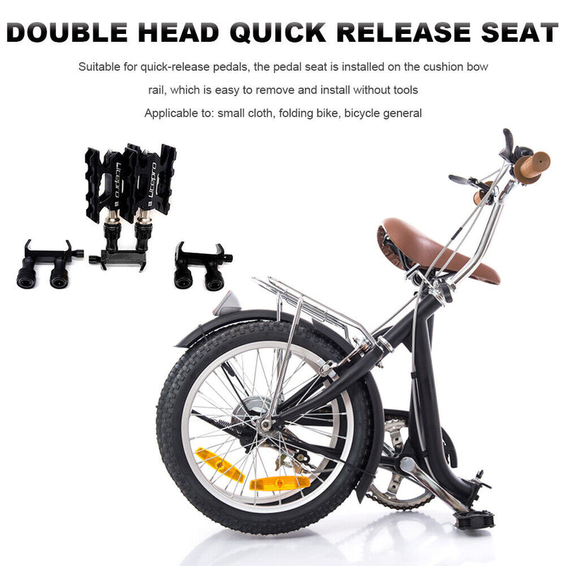 Quick Release Pedal Holder for Brompton Folding Bike MKS EZY Aceoffix Bicycle