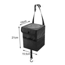 Hanging Rubbish Bin Auto Storage Bucket Car Trash Can Sundries Holder
