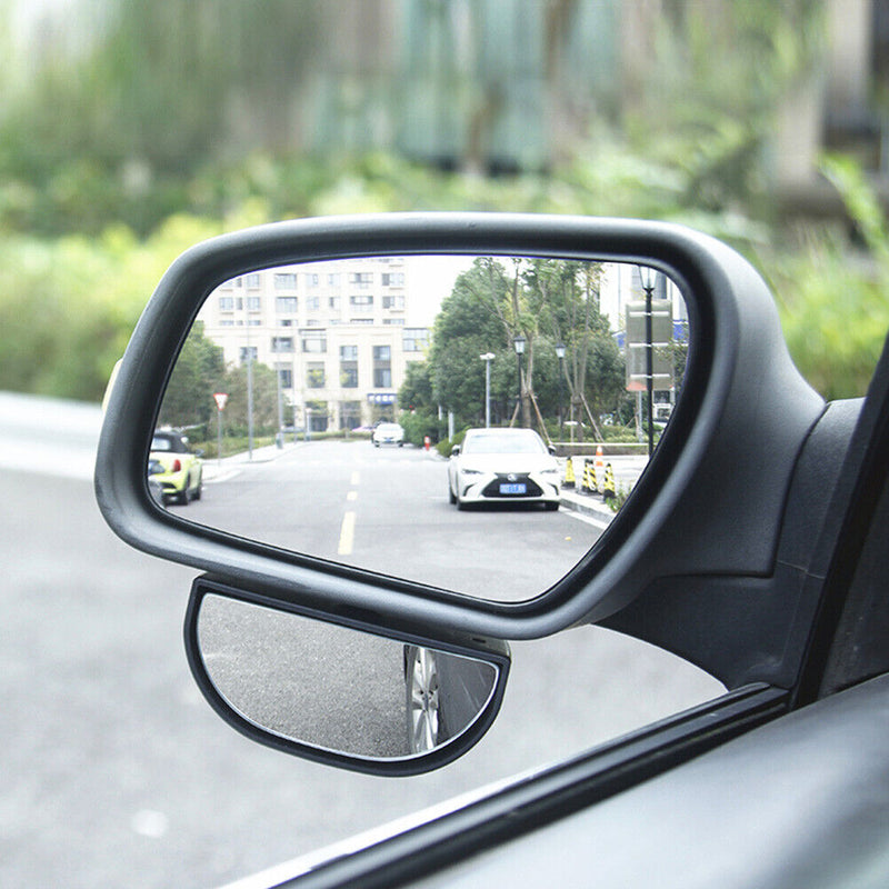 Adjustable Wide Angle Auto Side Blindspot Mirrors Car Auxiliary Rear View M