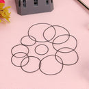 200pcs Waterproof O-Ring Watch Back Seal Gaskets Watch Repair Tool (0.6mm) Newly