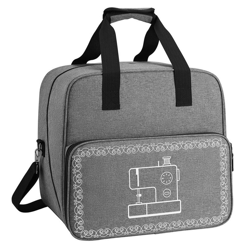 Mini Sewing Machine Handbags Crochet Woolen Yarn Storage Bags (Grey) Newly
