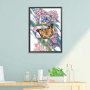Stamped Cross Stitch Kits Butterflies Plants Embroidery DIY Sets 2 Strands 14CT